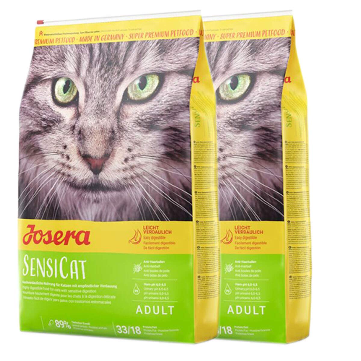 2 x 10 kg Josera SensiCat NOWY