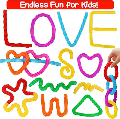 Miniatura 4 de 26 tubos para apretar tarjetas para el día de San Valentín para niños escuela aula intercambio divertido juguetes sensoriales regalos para el día de