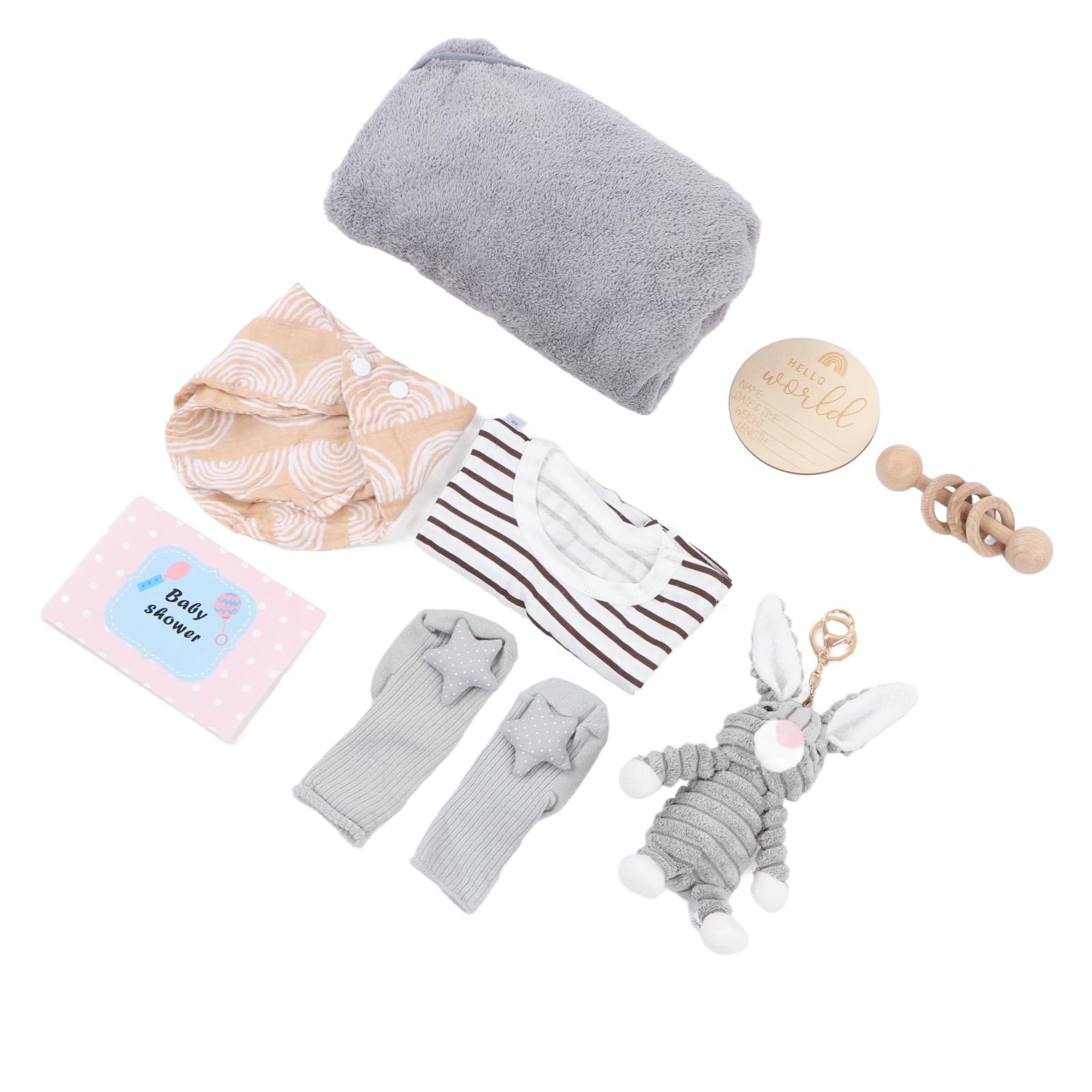 CCYLEZ Baby Rassel Decke Korb, Weich Plüsch Spielzeug, für