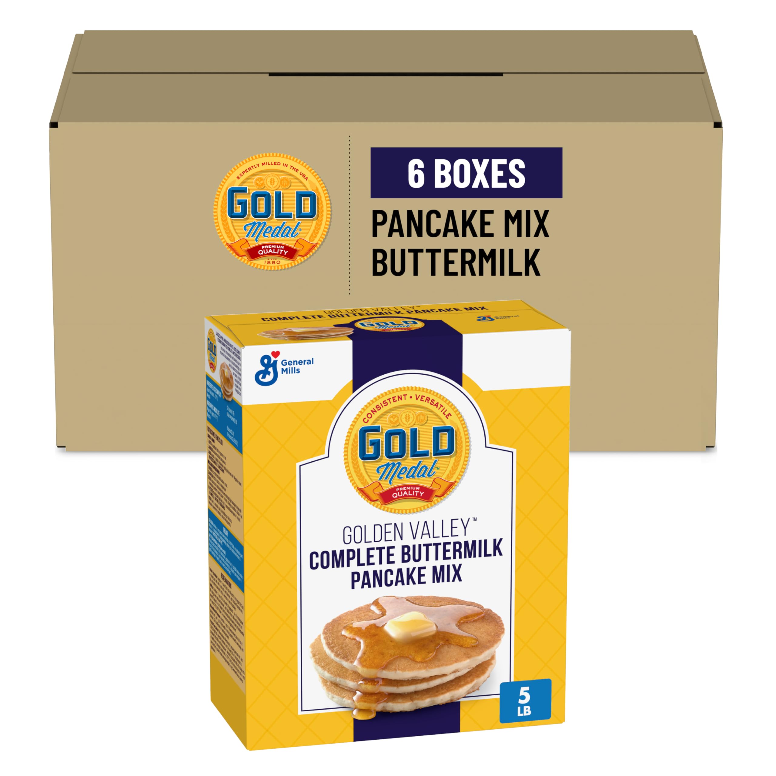 Amazon.com : Gold Medal Golden Valley Complete Buttermilk Pancake