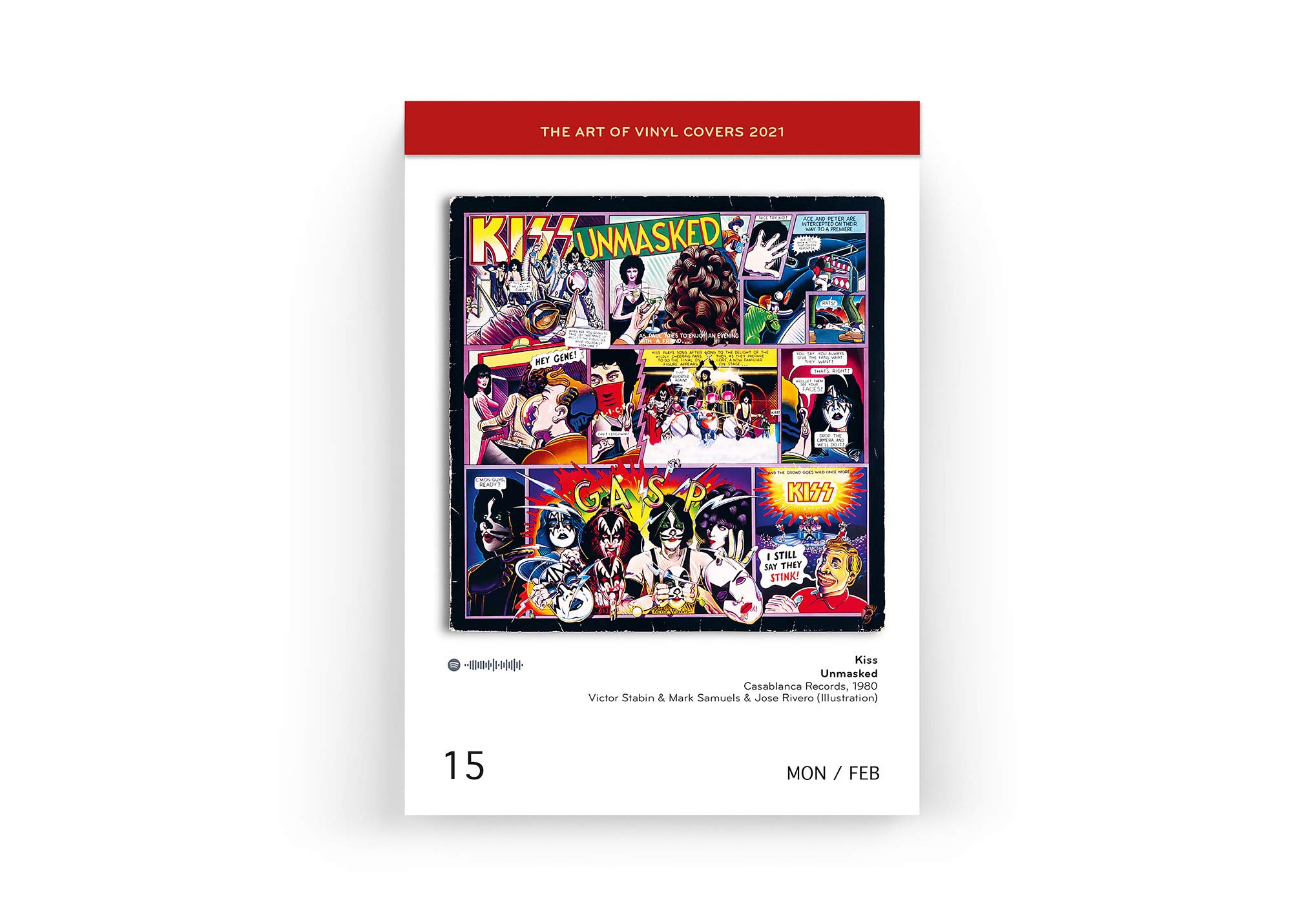 The Art of Vinyl Covers 2021: Every day a unique cover – World’s 1st Record Calendar