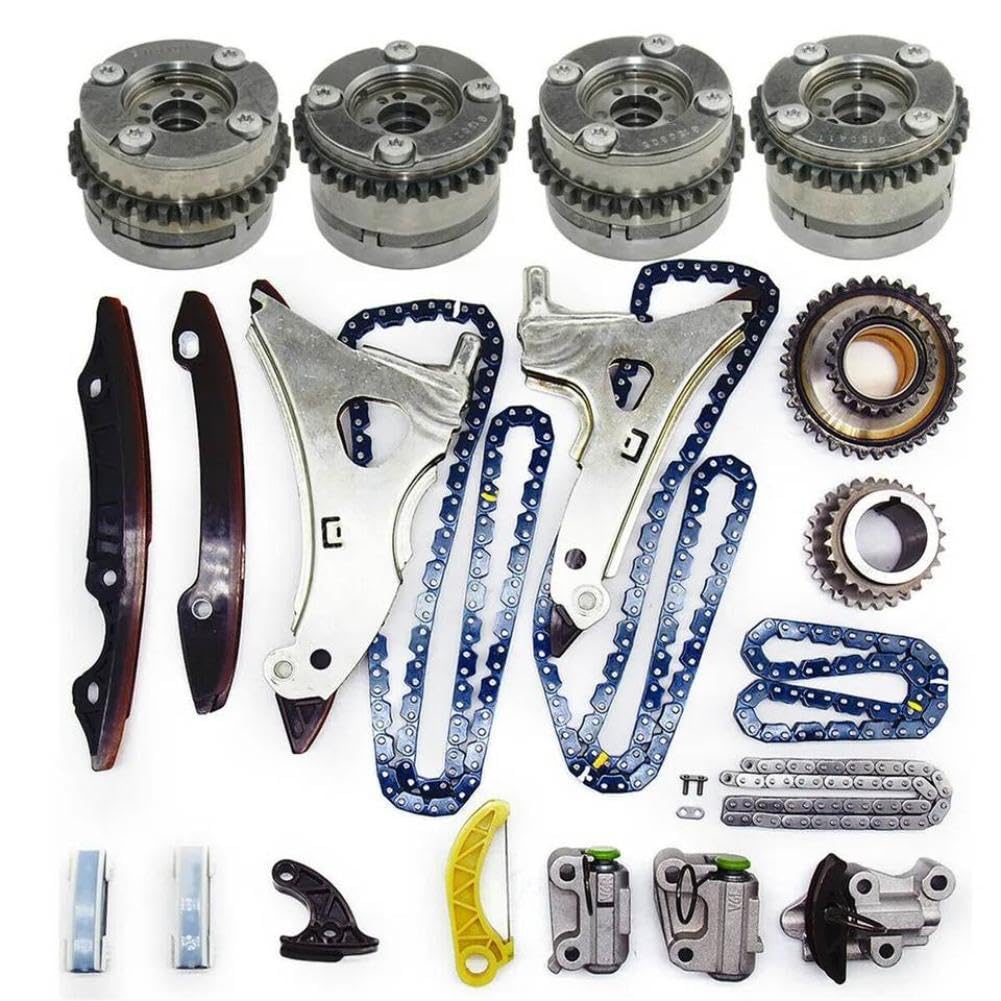 Kit di ricostruzione motore M278 e kit catena di distribuzione con ingranaggio VVT compatibile con CLS500 E550 GL450 GL500 ML500 S500 SL550 C216 C217 4.7L