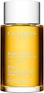 Clarins Relax Body Treatment Oil | Relaxes, Moisturizes and Soothes Aching Muscles | Relieves Stress and Fatigue | Nourished & Comfortable Skin After The First Use* | Natural 100% Plant Extracts