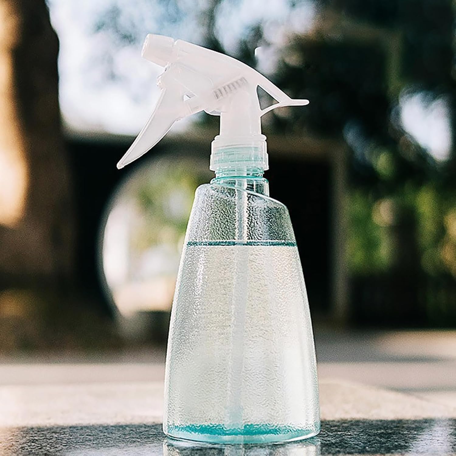 Alfven Pulverizadoras de Agua 500 ml 3 Botellas Atomizador de Plástico Reutilizable Spray Transparente para Limpieza