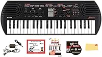 Vista 9 de Casio Casiotone SA-51 Teclado Mini de 32 Teclas - Paquete Negro con Fuente de Alimentación, Pegatinas para Teclas, Libro de Instrucciones y DVD