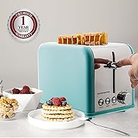 Vista 9 de OVENTE Electric Toaster Machine with 6-Shade Browning Selector Setting, Compact Design and Removable Crumb Tray, 700W Power Perfect for Toasting