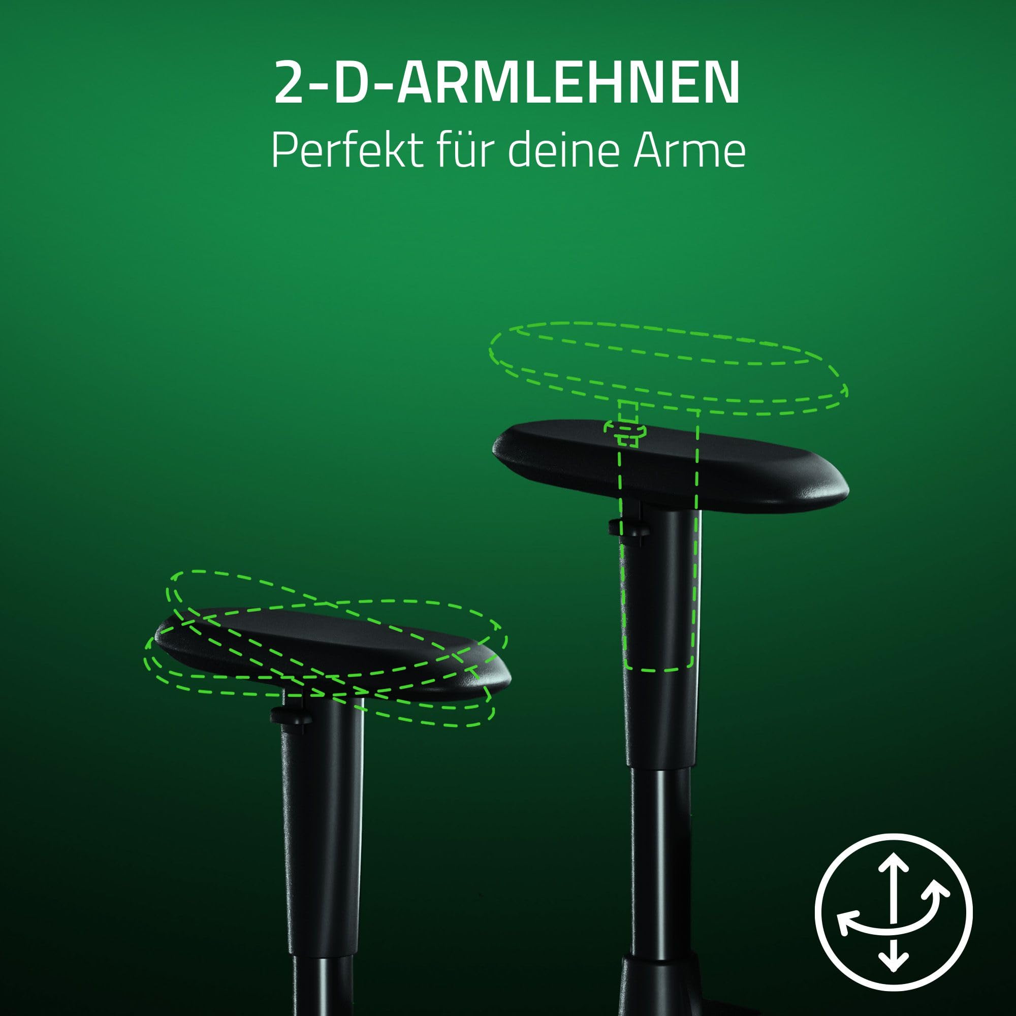 Razer Iskur V2 X - Basis-Gaming-Stuhl mit integrierter Lendenwirbelstütze (hochverdichtete Schaumstoffpolster, 2D-Armlehnen, weicher Stoff) Grau