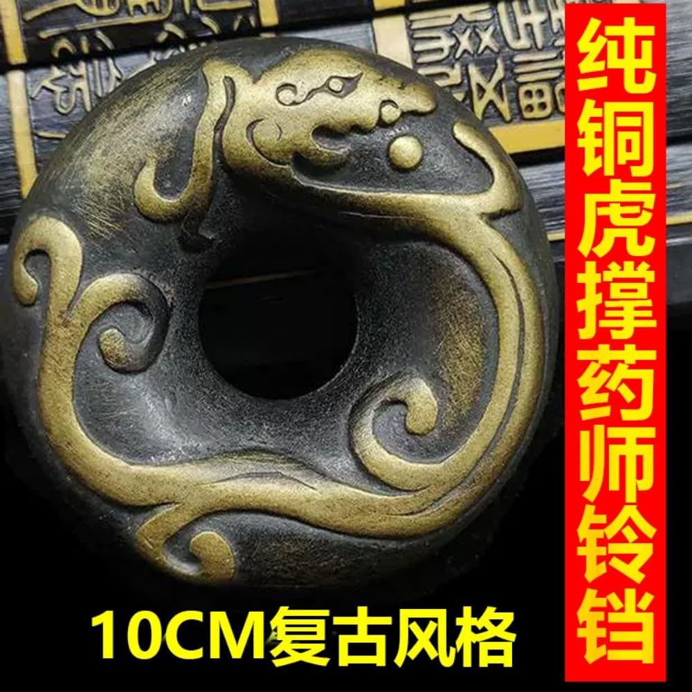 Feng Shui Good Luck Charms Furniture,Bag,Home,Office Other Scenes 虎撑串铃民间铃虎叉送手摇铃 fengshui Chinese Tassel Ornaments-271