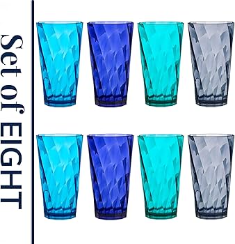 Amazon.com | US Acrylic Optix Plastic Reusable Drinking Glasses