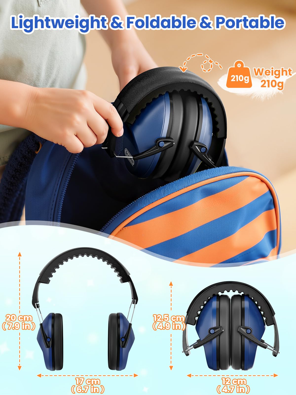 Dr.meter Toddler Ear Protection Ear Muffs, Kids Noise Cancelling Headphones view 7