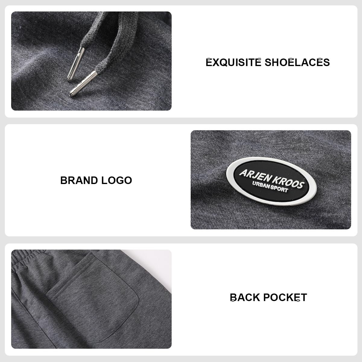 Pantalones Deportivos Hombre Pantalon Chandal con Bolsillos Cremallera Deporte Running Jogger Largo Pantalones