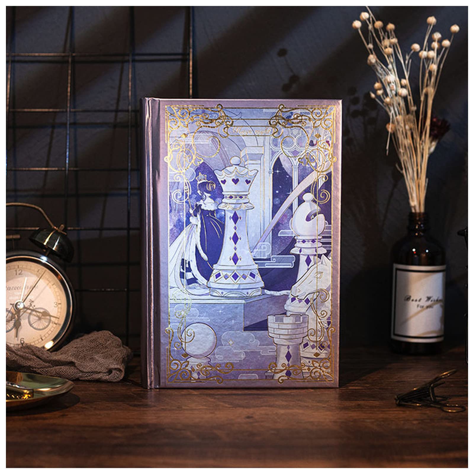 KAYLRE Diario Magic Castle Diario Diario Diario Sketchbook Hermoso Planificador Cuaderno Estudio Cuaderno Bloc de Notas Funda Dura Regalos y niñas Diario Secreto Niña (Color : C1 PCS, Size : A5)