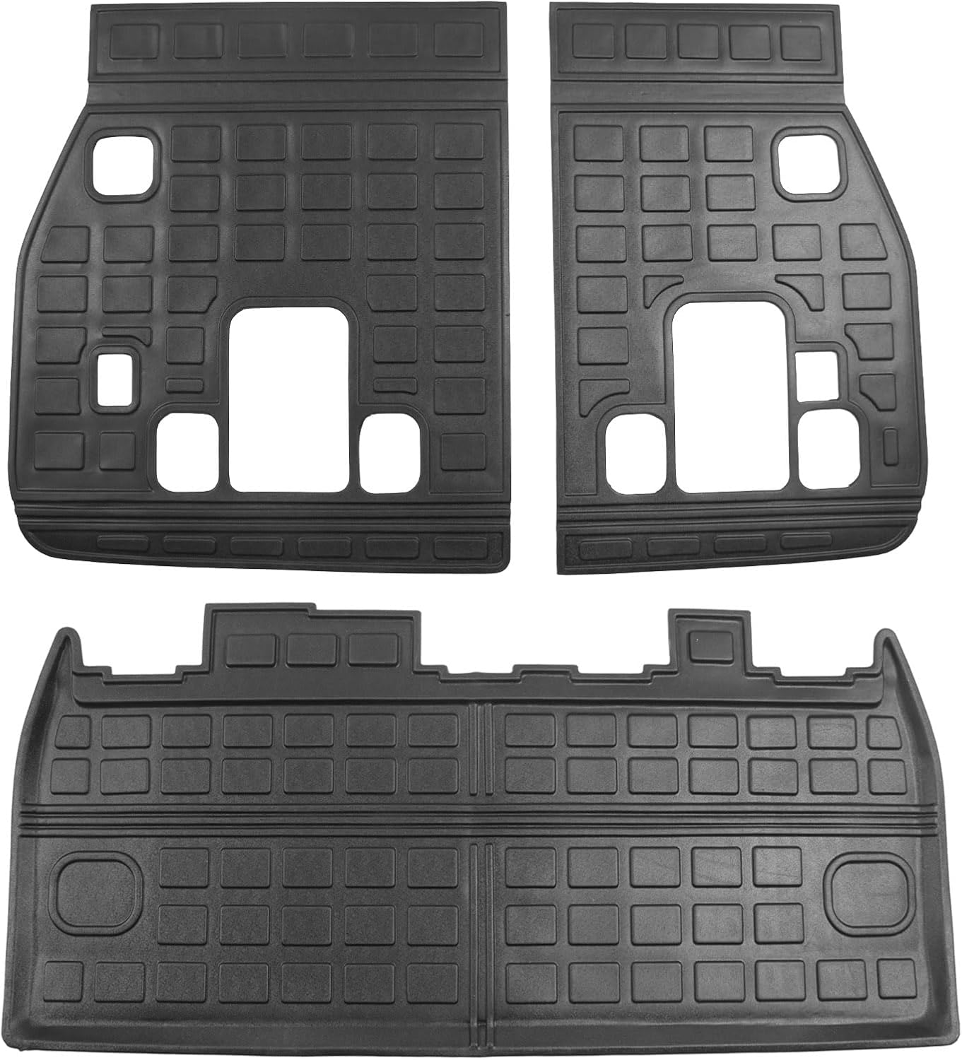 powoq Trunk Mat Compatible with 2022-2026 Kia Carnival Cargo Liner All Season Protection Rear Backrest Mat Replacement for 2022-2024 2025 2026 Kia Carnival Accessories