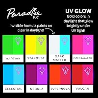 Vista 15 de Maquillaje Mehron Paradise AQ - Recambio de maquillaje (0.25 onzas) (Morado metálico)