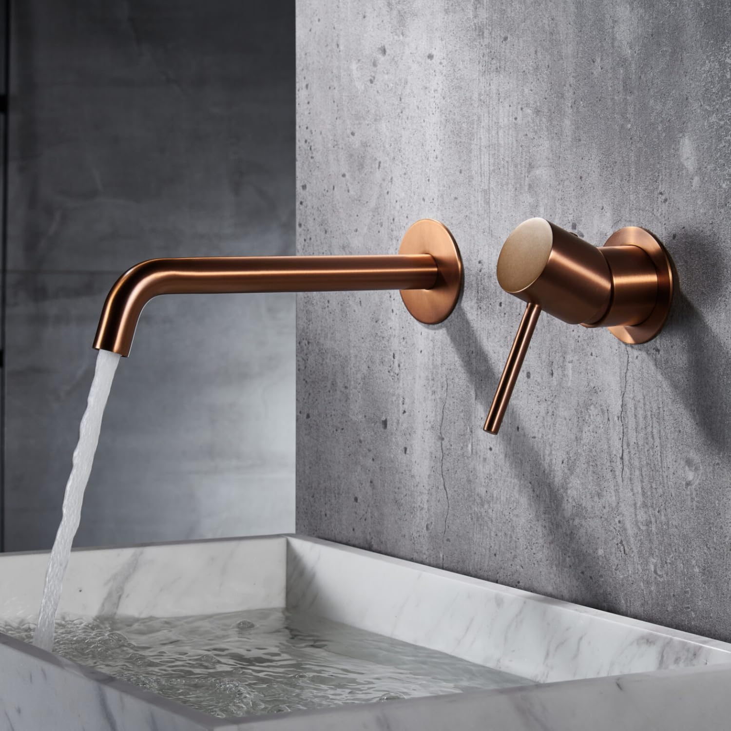 IMEX bateria umywalkowa z pojedynczą rączką, bateria umywalkowa, bateria umywalkowa z mieszaczem ciepłej i zimnej wody, bateria umywalkowa na blacie, oszczędność wody, seria Monza, kolor różowego
