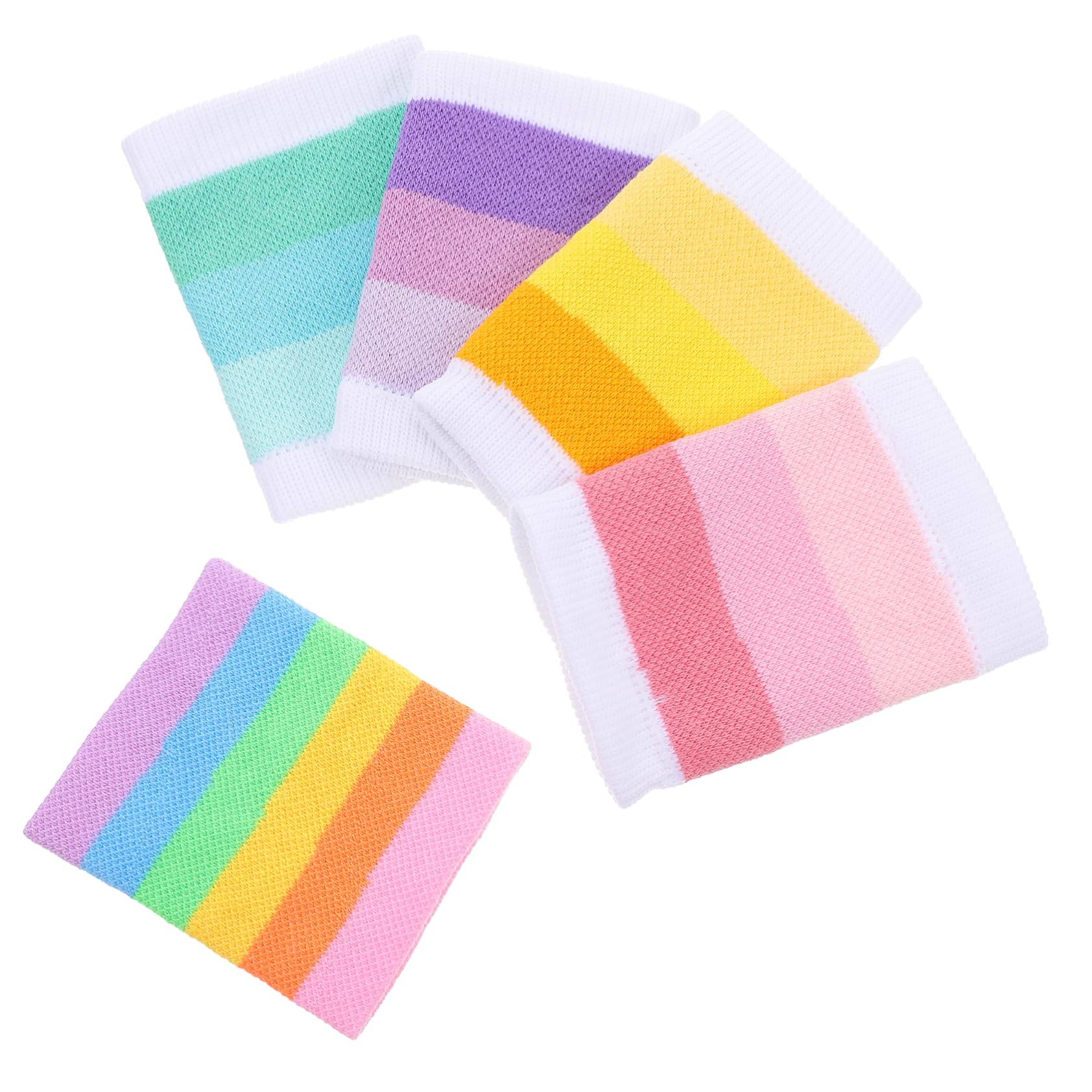 KOMBIUDA Ergonomic Wrist Support Straps 5pcs Wrist Sleeves Compression for Breathable Wrist Braces for Sports