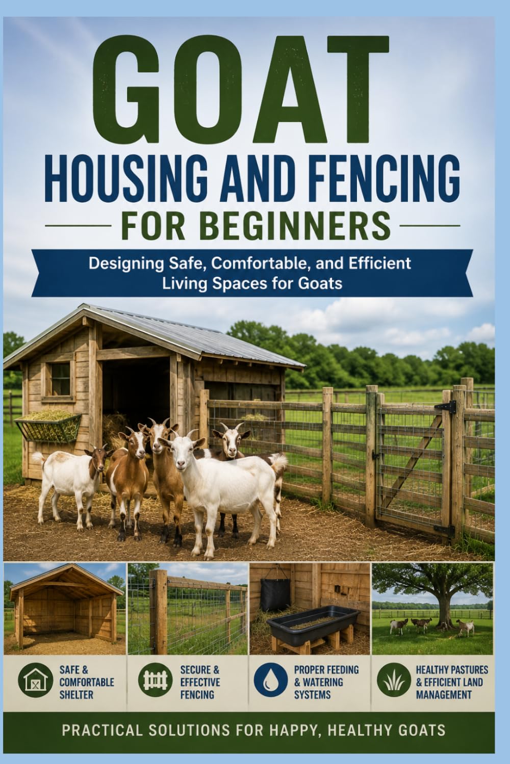 Goat Housing and Fencing for Beginners: Designing Safe, Comfortable, and Efficient Living Spaces for Goats (The Beginner's Goat Farming & Homestead Series)