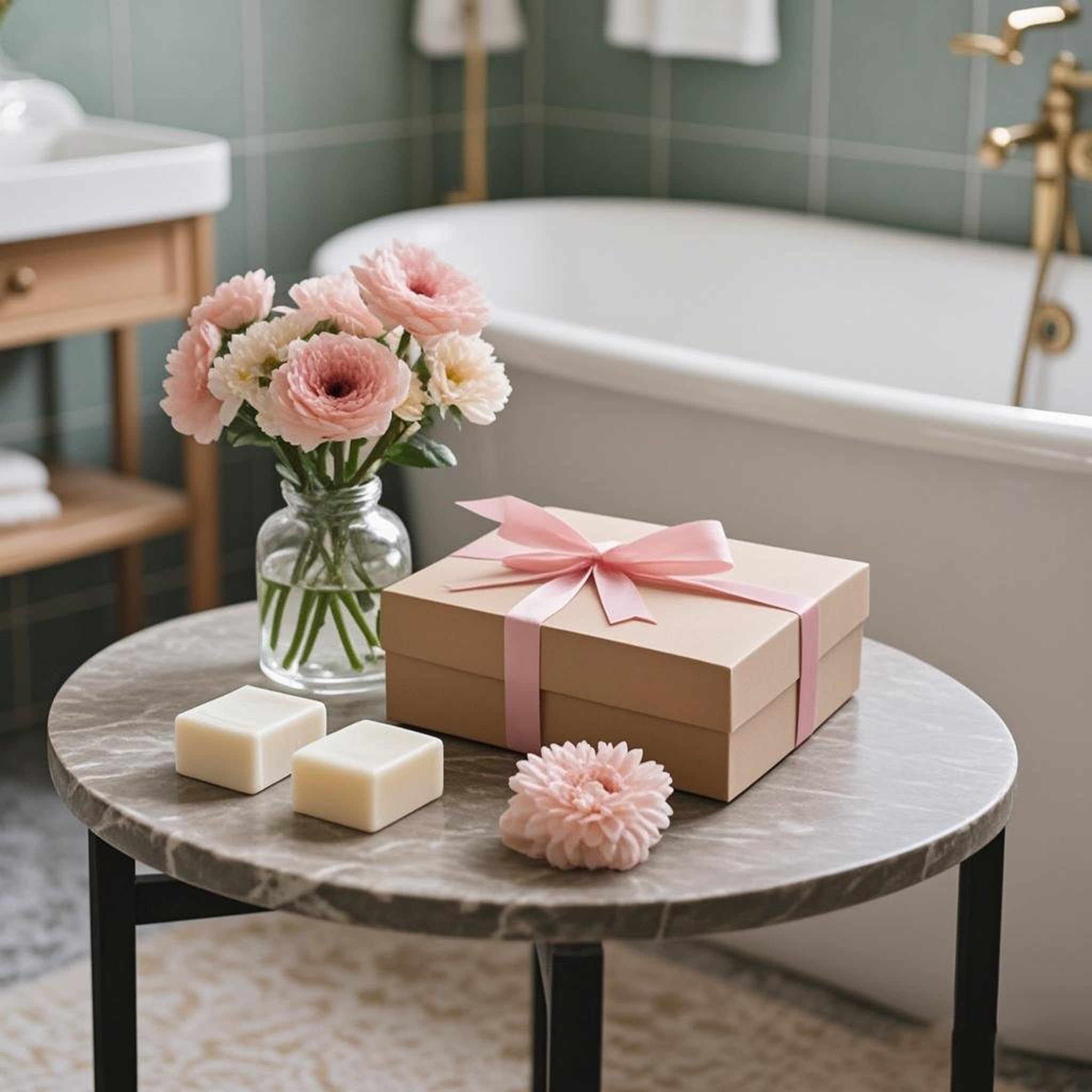 Bandeja plegable para bañera, bandejas expandibles de bambú para mesa de baño, accesorios de baño de primera calidad para el nuevo hogar, día de la madre y regalos de cumpleaños para parejas, color