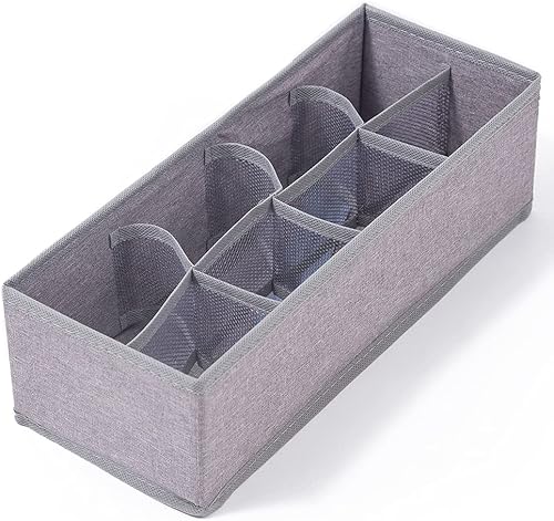 Miniatura 7 de Qozary Paquete de 3 separadores organizadores de cajones de ropa interior, cajones plegables para armario, armarios, para ropa, calcetines,