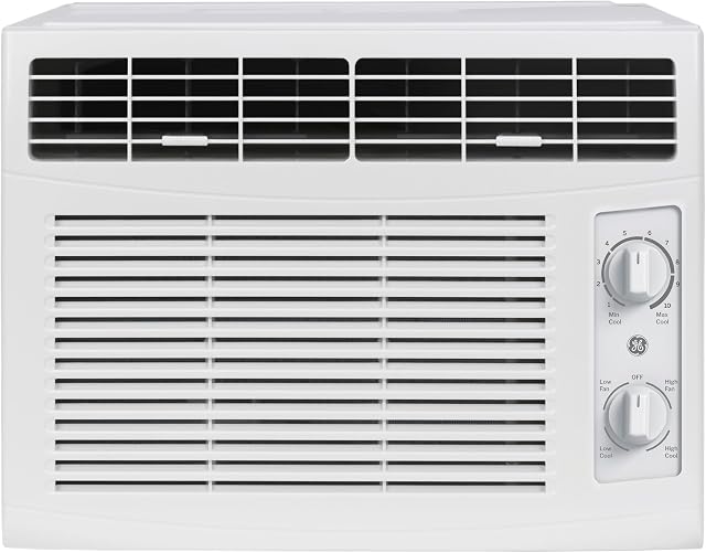 GE 5,000 BTU Mechanical Window Air Conditioner for Small Rooms up to 150 sq ft.