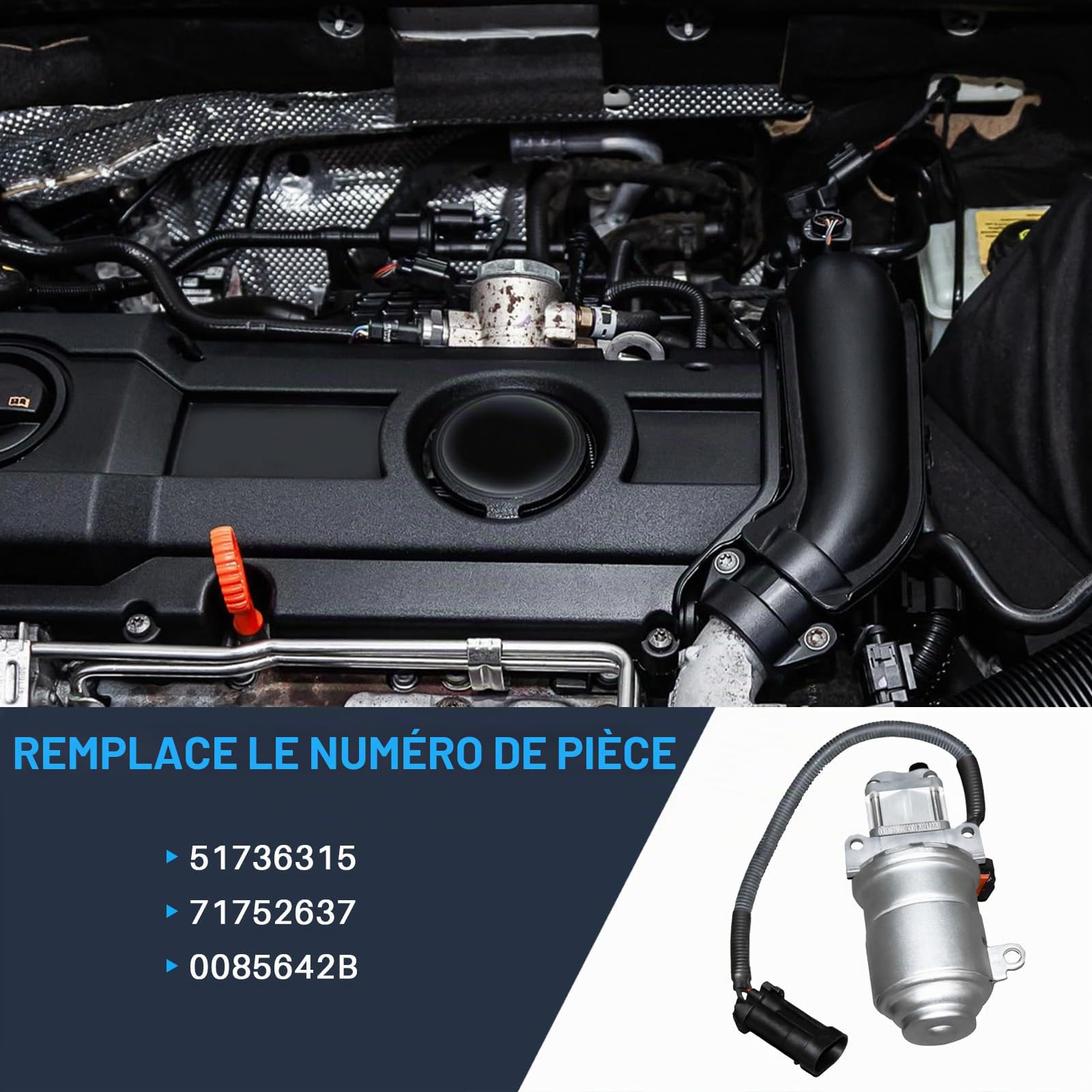 Pompe hydraulique d'embrayage compatible avec Alfa Romeo 147 156 Sportwagon GT 1997-2010 Remplacement pour 51736315 71752637 0085642B 2034506 71769597