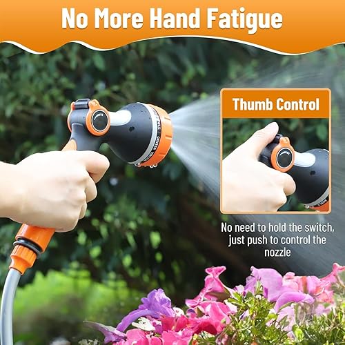 Miniatura 6 de Bomba de lavado a presión eléctrica inteligente portátil de 120 W, 80 PSI, 12 V, potente kit de lavado de presión portátil para el hogar, coche,