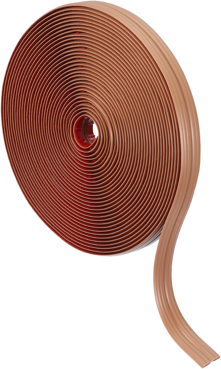 PATIKIL Wall Corner Protector 1.6 in x 33 Ft, Self Adhesive Wall Corner Guard Edge Protector Flexible Inside & Outside Corner Molding Trim for Ceiling Countertop, Coffee