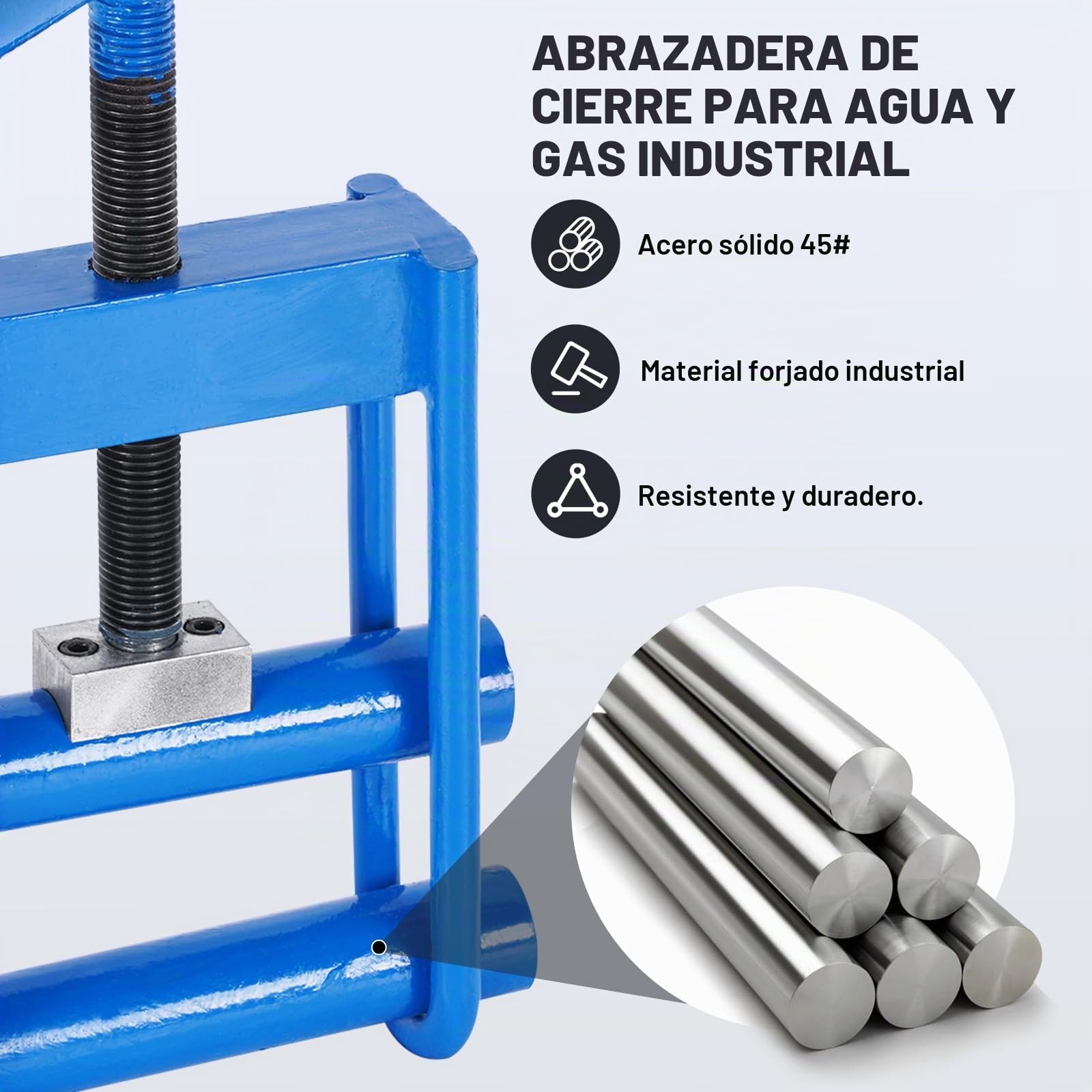 YUCHENGTECH Estrangulador de Tuberias Hasta 20-63 mm Herramienta para Apretar y Cerrar Tuberías Herramienta para Reparacion de Tuberias Plasticas Cortar el Flujo de una Tuberia