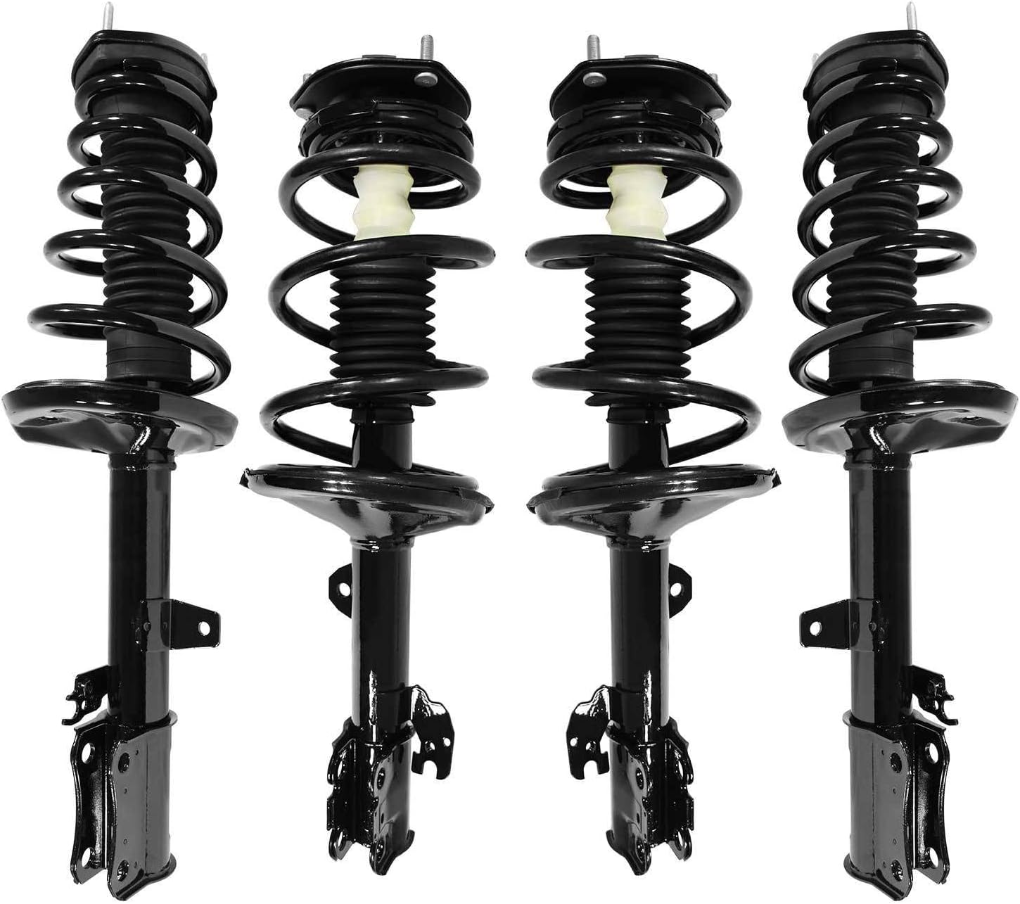 Front & Rear Complete Struts & Coil Spring Assemblies Replacement for 2001-2003 Toyota Highlander FWD (Set of 4)