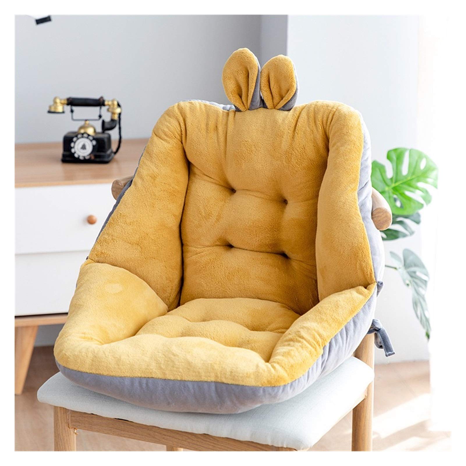 Cuscino di supporto for lo schienale, cuscino for sedia, cuscino for sedile, cuscino for la lettura, cuscino for sedile semi-chiuso Cuscino for sedile con schienale sedentario for ufficio (Color : B,