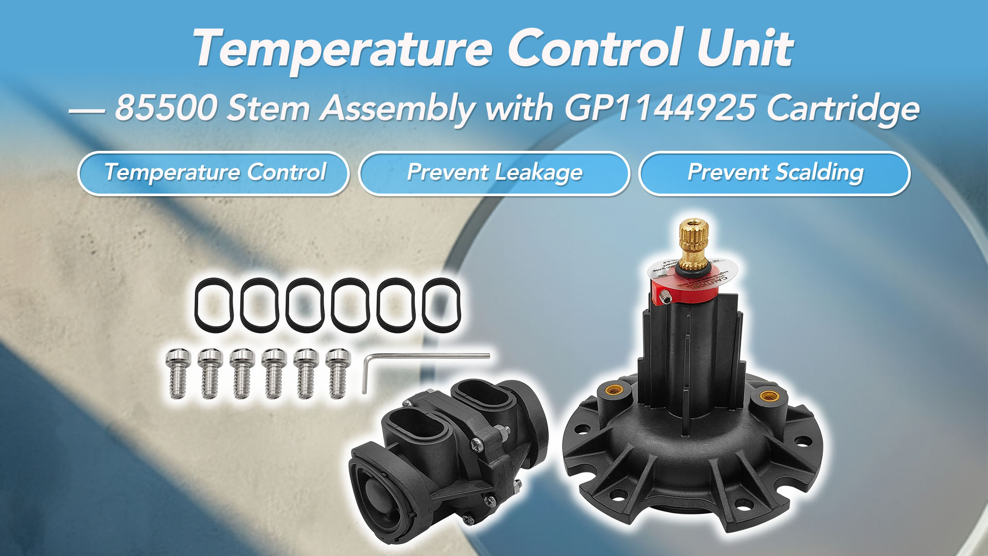 Stem Assembly 85500 with Cartridge GP1144925, Replacement