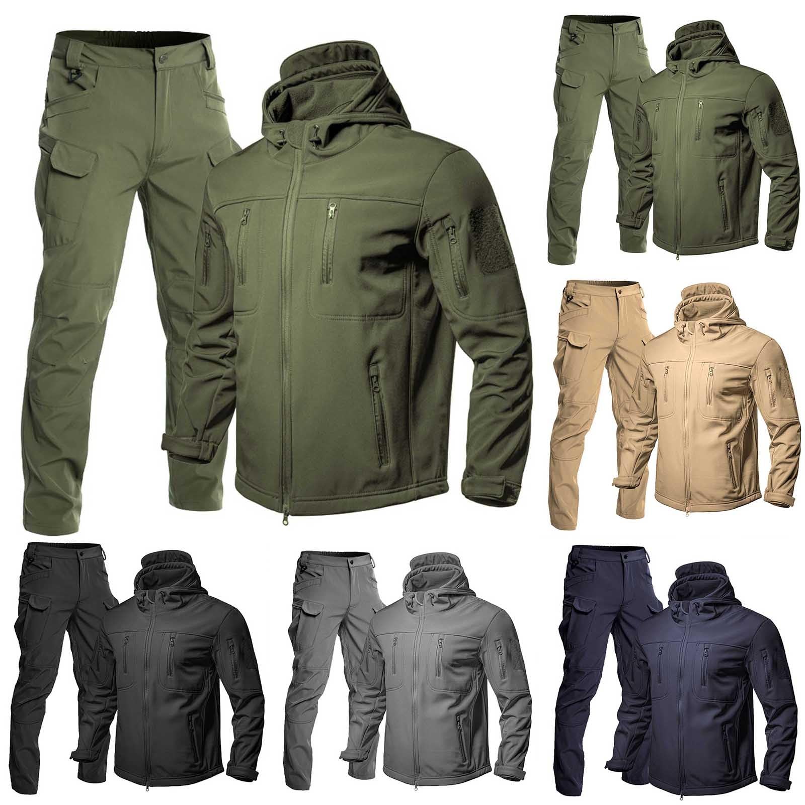 Traje de nieve para hombre, 2 piezas, chaqueta de nieve gruesa y cálida, pantalones impermeables, trajes de esquí de montaña, conjuntos de esquí de montaña, impermeables, cortavientos