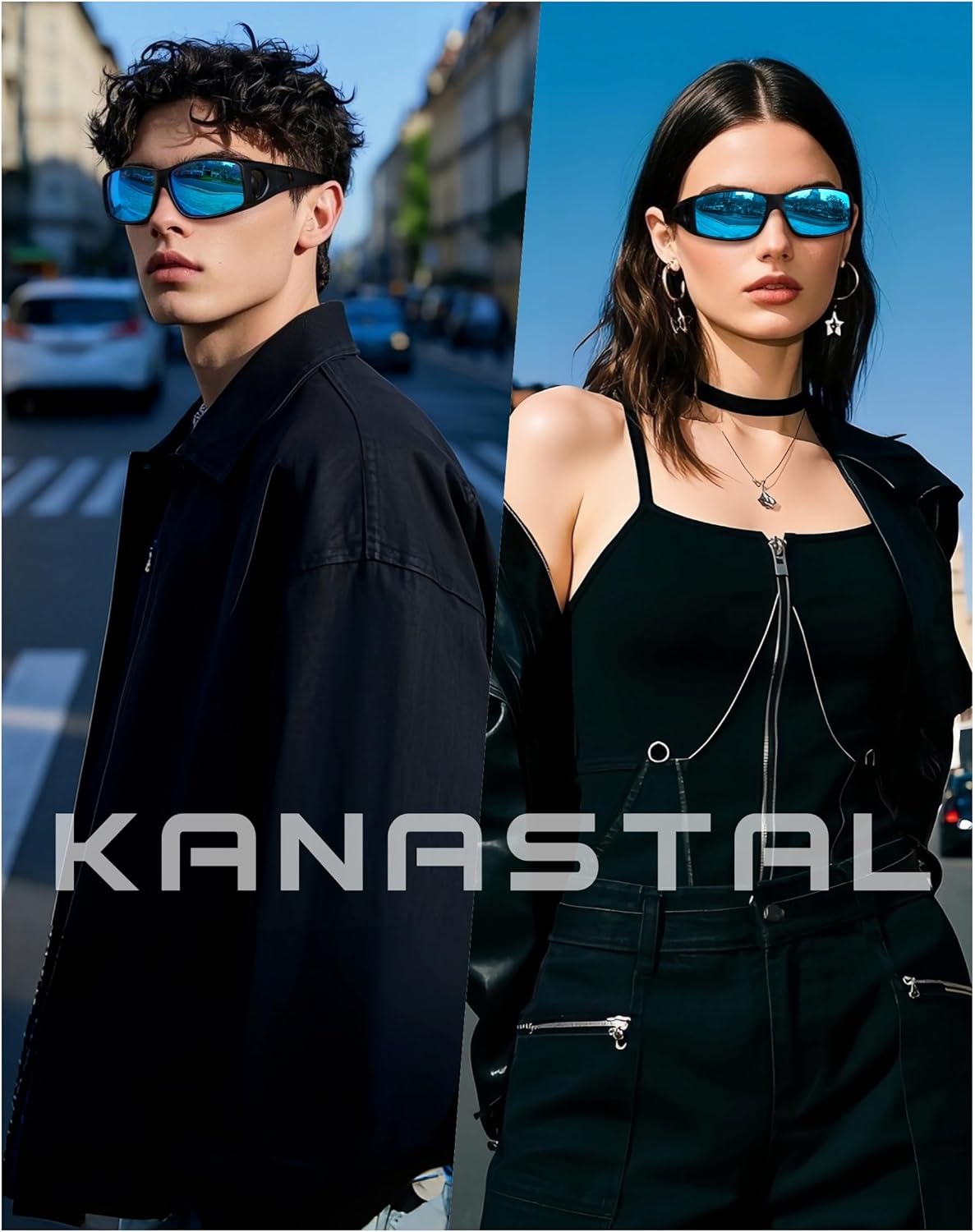 KANASTAL Fit Over Glasses for Men Women Polarized UV400 Protection Fashion Wrap Around Shades - Image 2