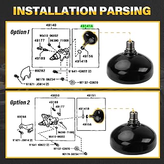 Fexhull Rear Suspension Accumulator Fit For Lexus LX570 5.7L 2008-2021 | Fit For Toyota Land Cruiser 5.7L 2008-2021, OE 49151-60020