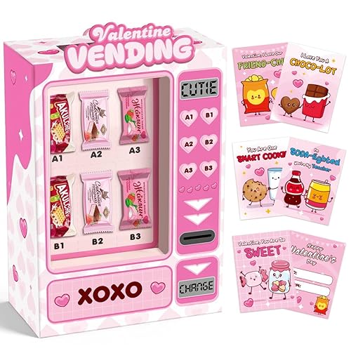 TooyBing Girls Valentines Day Boxes for Kids Classroom, 33 Pack