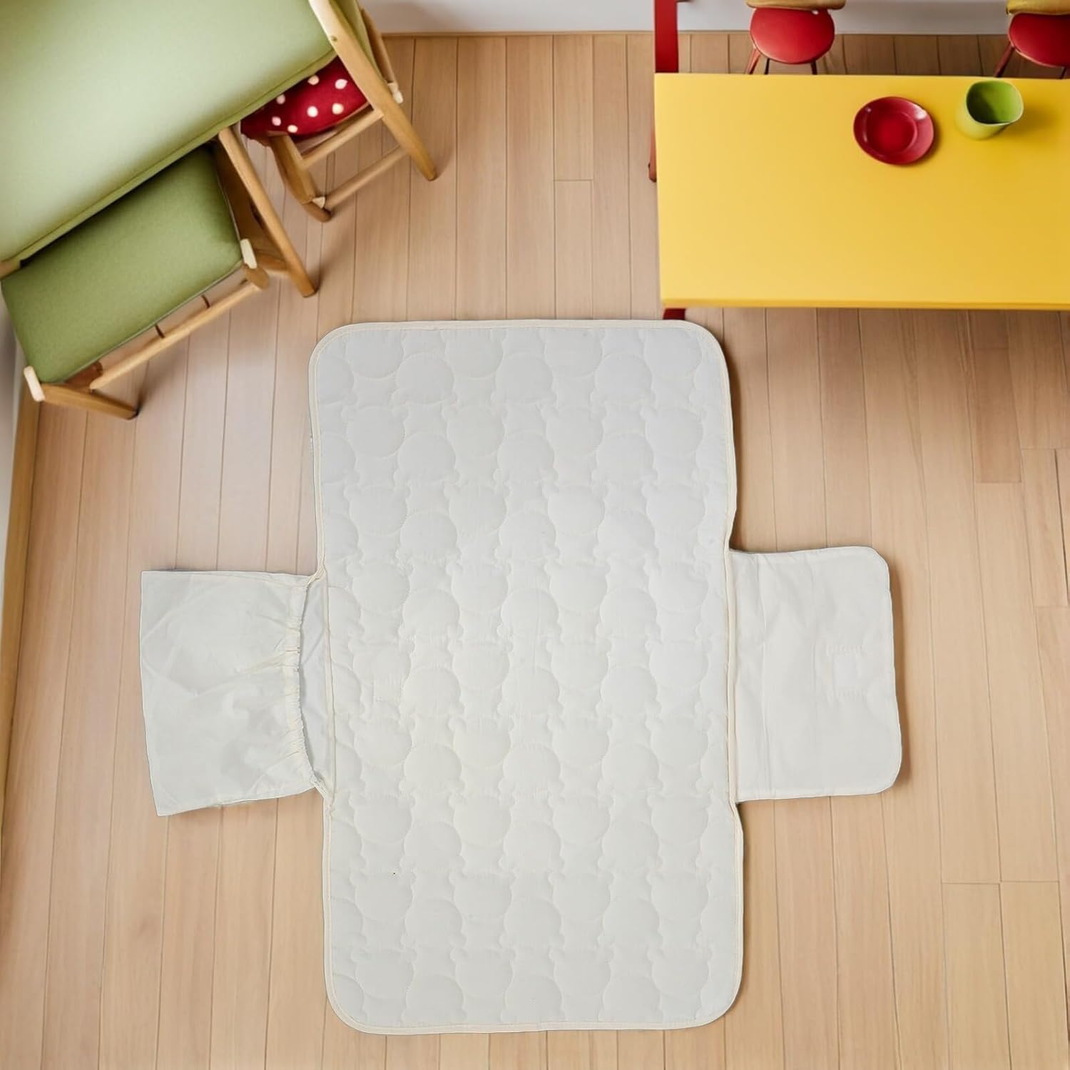 Foldable Changing Pad Portable Diaper Changing Mat Waterproof Cotton Travel Nappy Mat for Infants