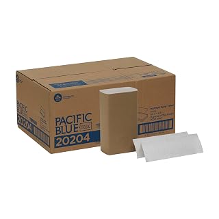 Georgia-Pacific Pacific Blue Basic Multifold Paper Towels (Previously Branded Acclaim) by GP PRO (Georgia-Pacific),White,20204,250 Towels Per Pack,16 Packs Per Case,(Case of 16 Packs,250 per Pack) - Amazon product rated Grade A