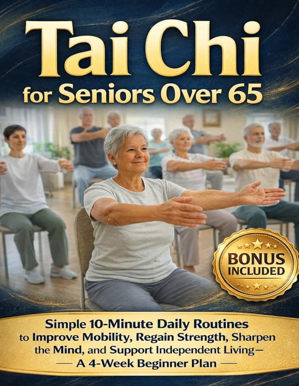 Tai Chi for Seniors Over 65: Simple 10-Minute Daily Routines to Improve Mobility, Regain Strength, Sharpen the Mind, and Support Independent Living A 4-Week Beginner Plan