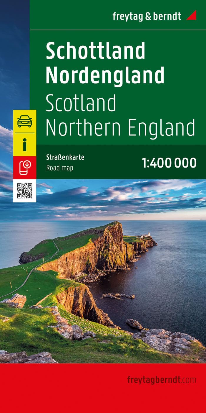 freytag & berndt Straßenkarte Schottland - Nordengland 1:400.000
