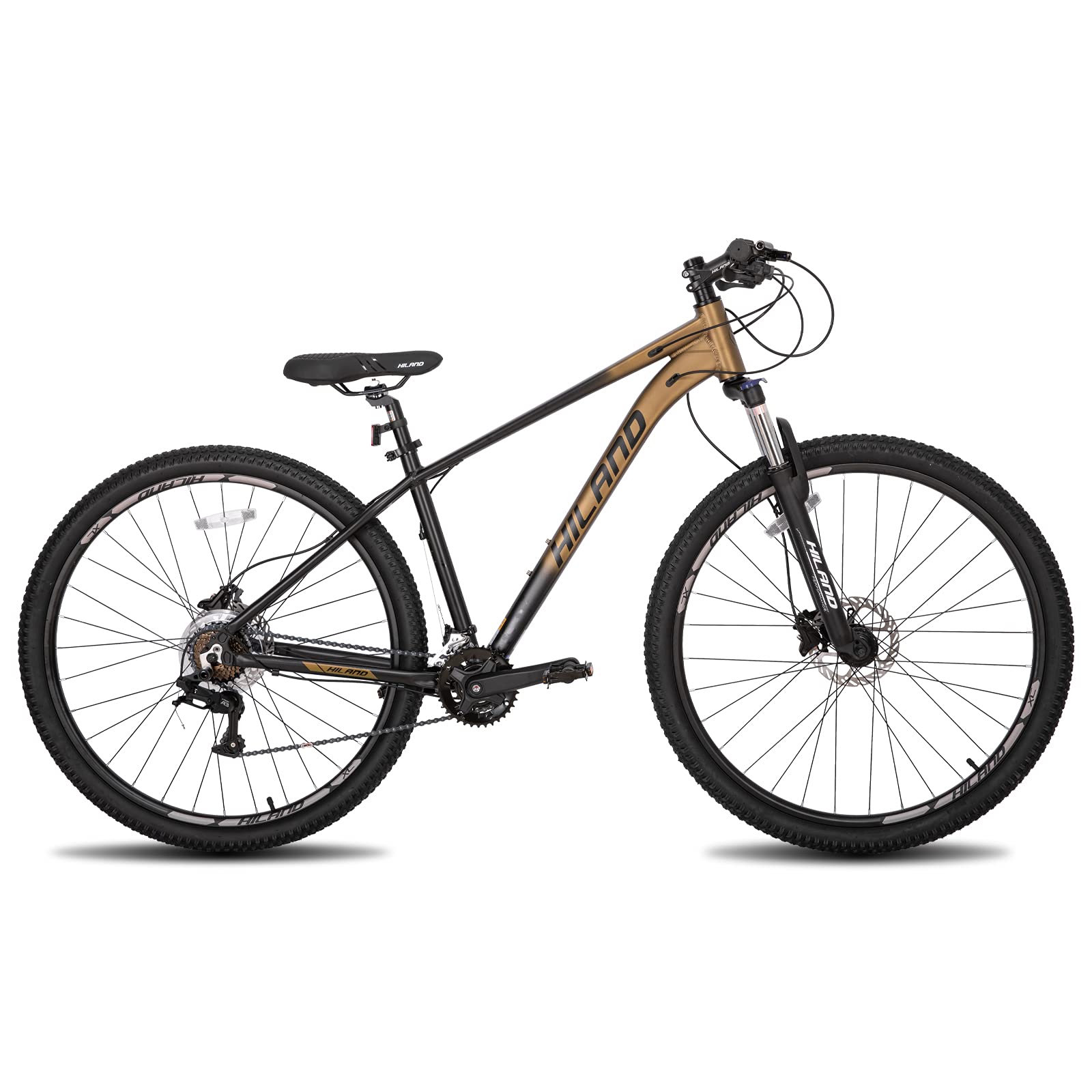 Hiland 29 inch Aluminum Mountain Bike, Hydraulic DiscBrake, LockOut