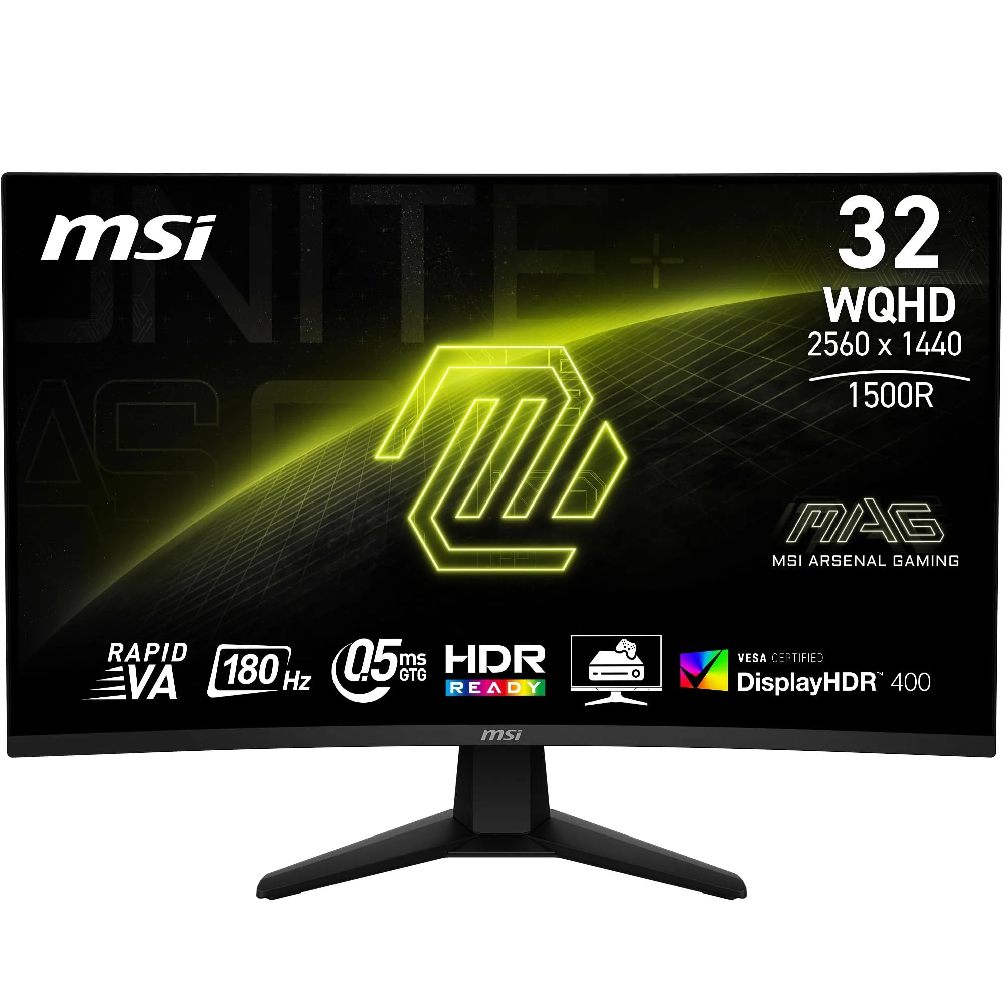 MSI MAG 32CQ6F 32-Inch WQHD - 2560x1440 1500R Gaming Monitor