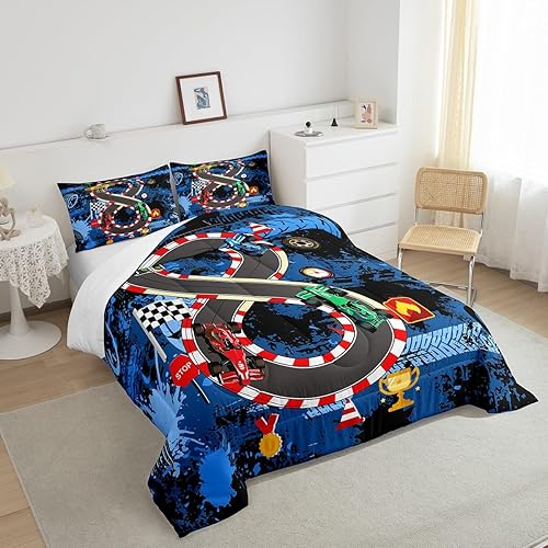 Miniatura 257 de Castle Fairy Juego de edredón de elefante de dibujos animados, tamaño individual, juego de edredón Kawaii de animales salvajes para niños y niños