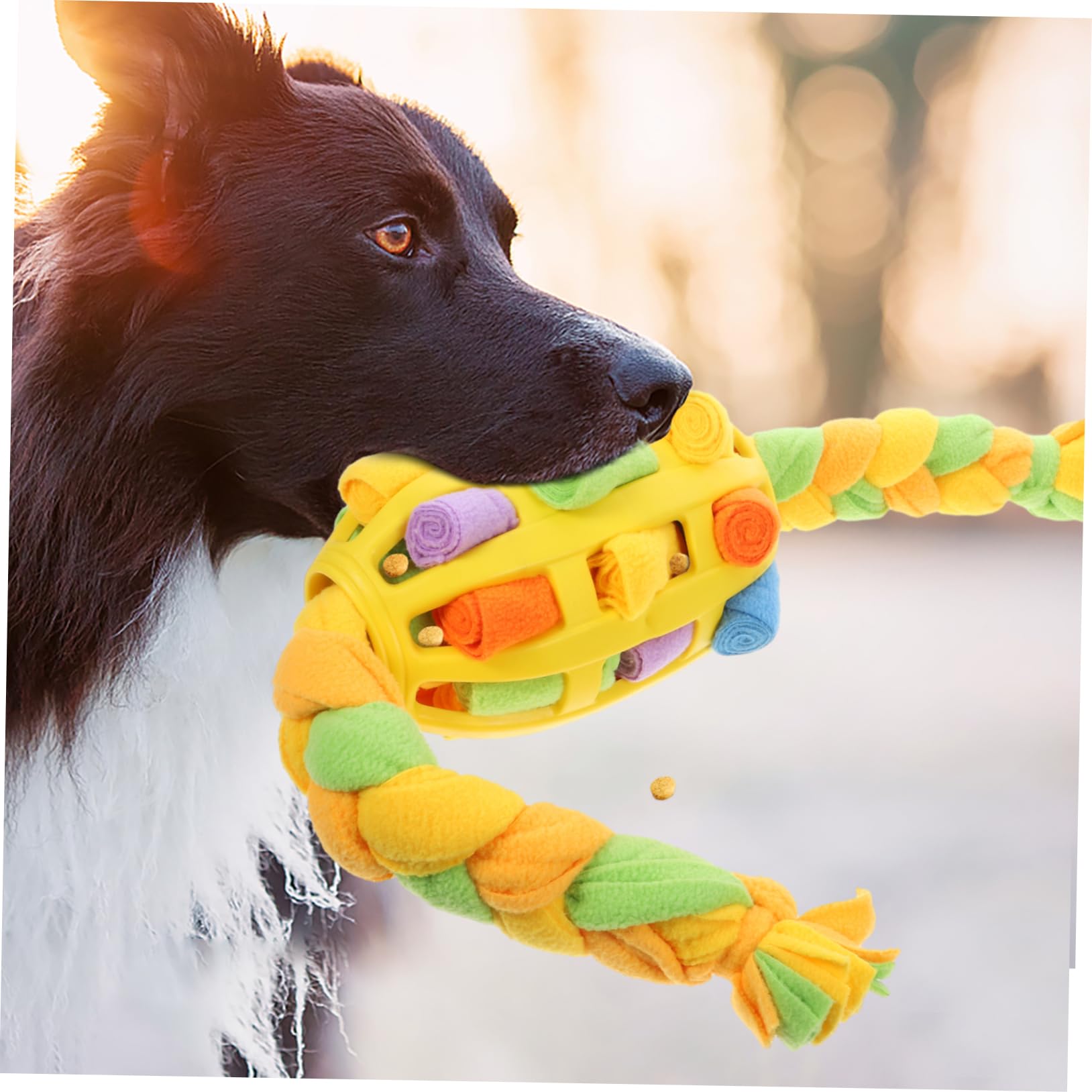 SUPVOX 4pièces Jouet Enrichissement pour Chien Ballon à Renifler Interactif avec Distributeur De Friandises pour Petits Moyens Et Chiens Stimule Instinct De Chasse Et Améliore La
