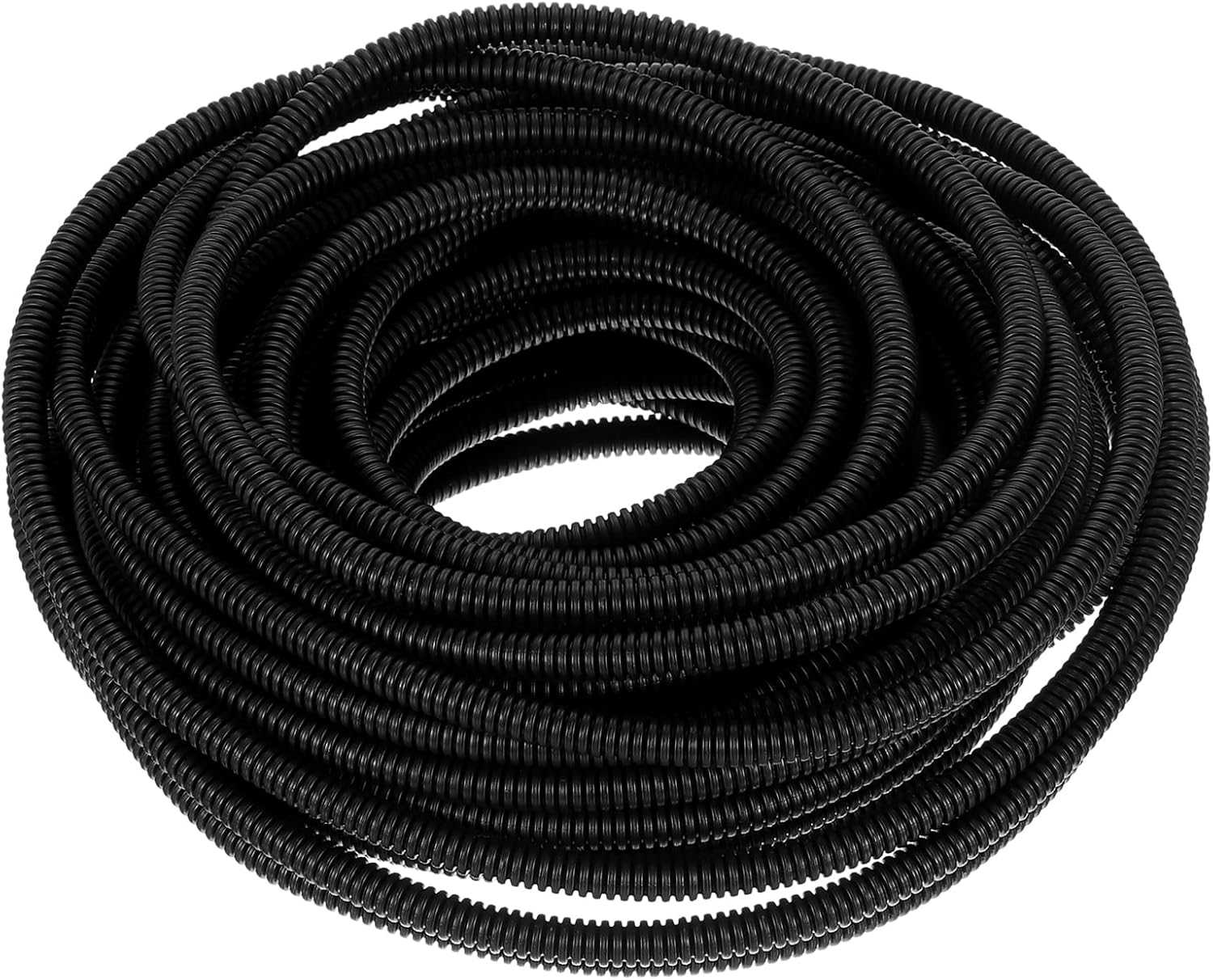 HARFINGTON Wire Loom Tubing 26FT - 9/16 inch, Wire Conduit Hose Cord Protector Cable Sleeves Flexible Electrical Wire Cover