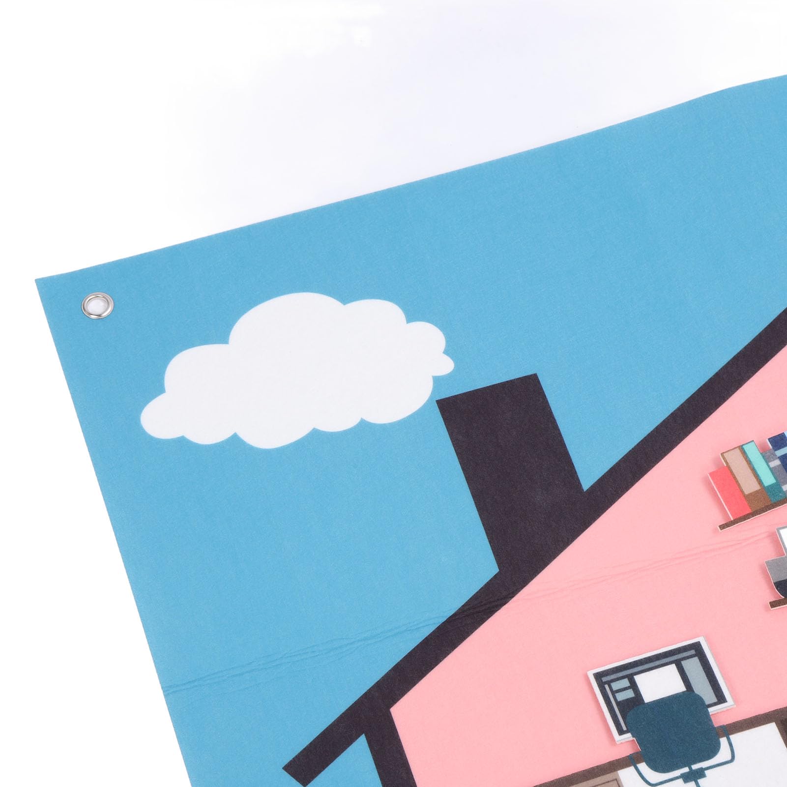 Ymiko Felt Story Board for Toddlers Felt Storyboard Pieces, Interactive Learning with Portable Design, for Early Education, Storytelling, Activities