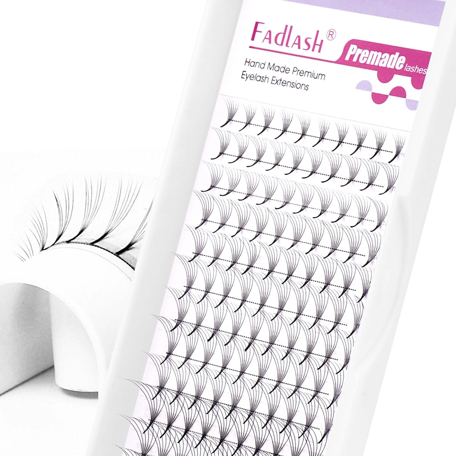 Volumen Ruso 10D 0.07mm C Curl 15mm Prefabricados Extensiones de Pestañas Volume Lashes Extension Ruso Pestañas — view 109