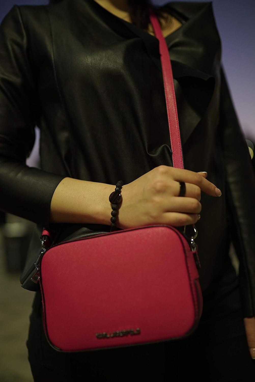 CNICK Tesla Key Bracelet Accessories: Effortlessly Lock, Unlock, and Start Your Tesla Model 3/Y/X/S with Style, The First Tesla Bracelet Accessory for Men and Women. (18cm/7.1" Lava)