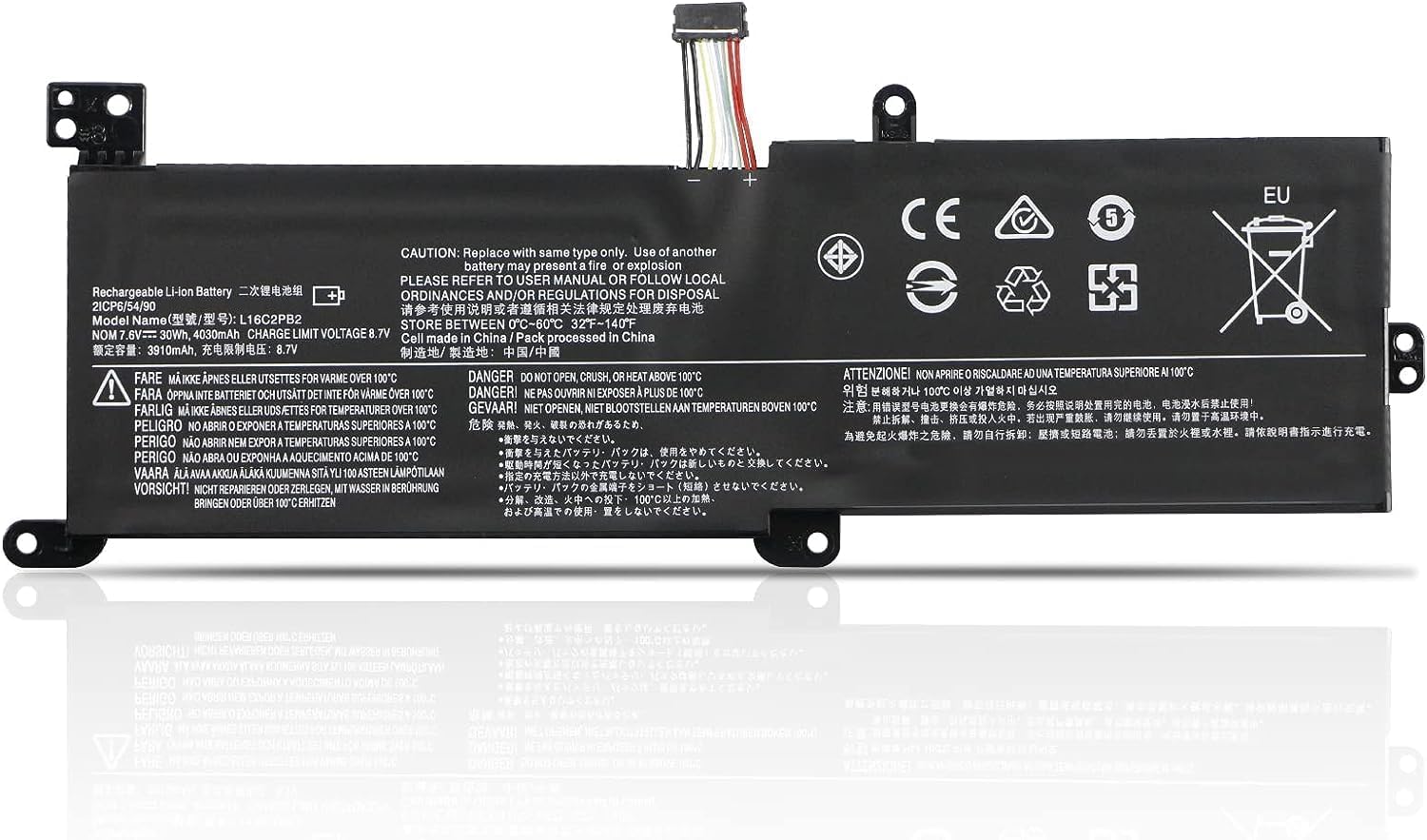 WeFly L16M2PB2 L16C2PB2 L17L2PF1 Battery for Lenovo IdeaPad 330 320 S145 330-15IKB 330-15AST 320-17IKB S145-15AST S145-15IWL S145-14IWL L16L2PB2 L16L2PB1 L16L2PB3 L16S2PB1 L16M2PB3 L17M2PB7-image-16