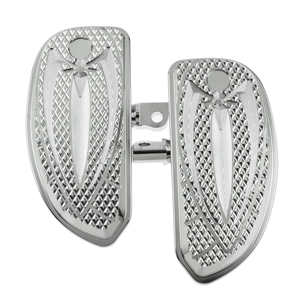Stopki motocyklowe aluminiowe męskie podnóżki pasują do Harley Touring Road King Street Glide Softail Gruby chłopiec