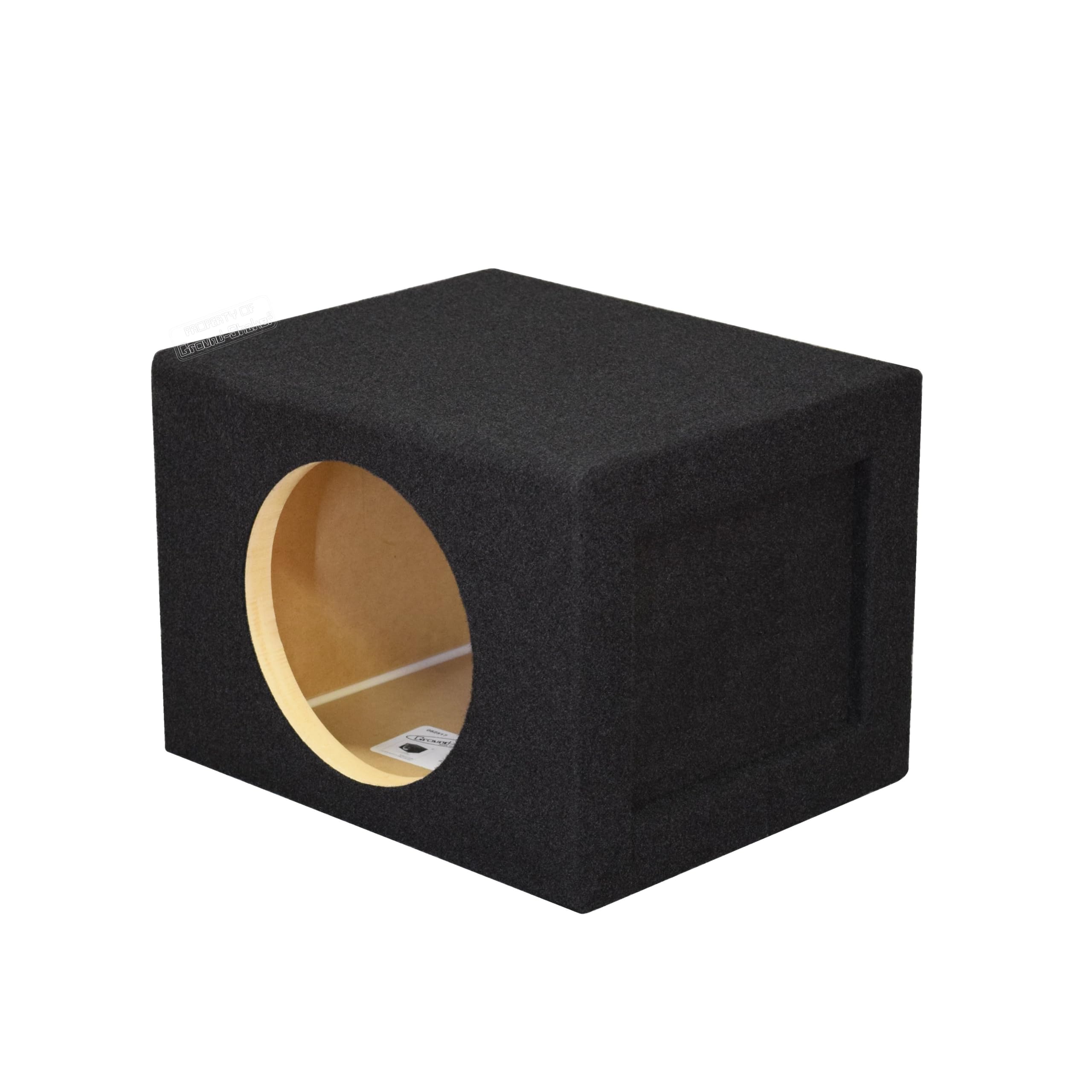 Single Sealed Sub Box Subwoofer Enclosure Dual Sealed Ground Shaker Speaker Box (Single, 8